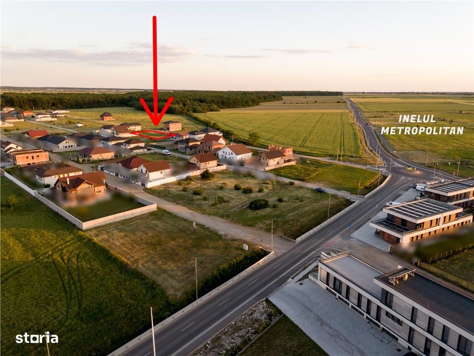 Teren intravilan de vanzare 500 mp front 20 ml Grigorescu Oradea