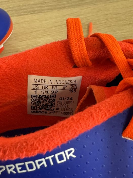 Бутсы adidas 32 размер