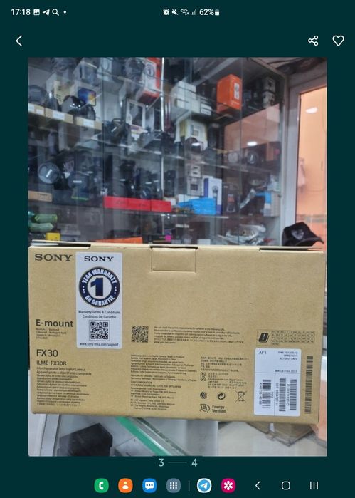 SONY FX 30 A7.4 A7S3  Фотокамера халол насияга
