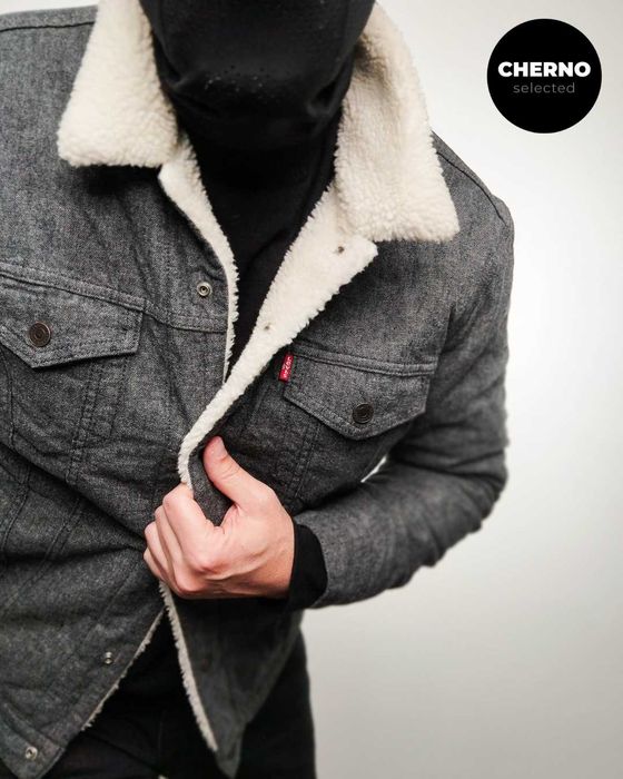 Дънково яке LEVI’S Sherpa Trucker Denim Jacket –  L – РЕЗЕРВИРАНО