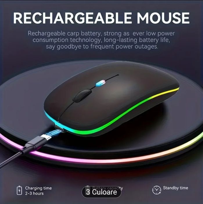 Mouse wirles cu acumulator!!