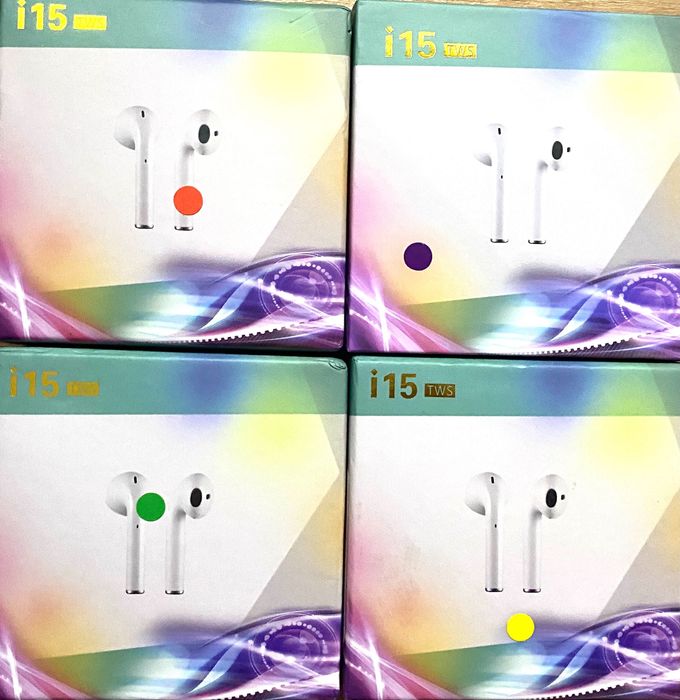 Безжични Stereo Wireless Слушалки I15 TWS Airpods Внос от Англия