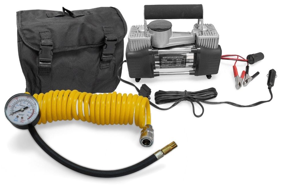 Compresor Аer 2 Cilindri 55L /Minut Pentru Turisme si Dube 12V