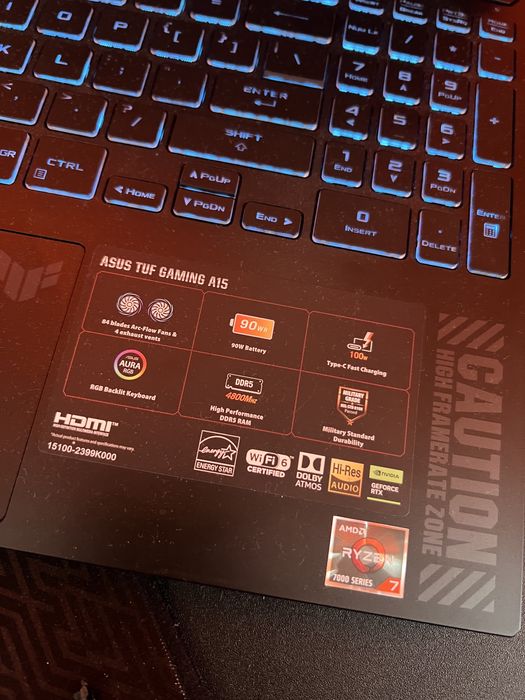 Laptop ASUS TUF Gaming A15
