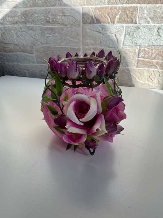 Декоративна свещ за дома, ръчна изработка