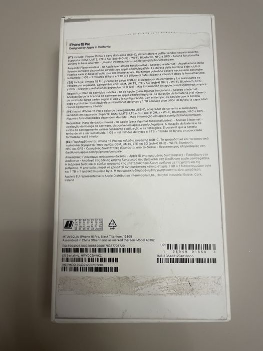 Apple Iphone 15 Pro*128GB*Factura*GARANTIE