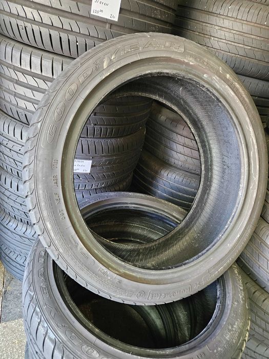 2бр 225/45/18  GOODYEAR RFT 6,5мм грайфер дот:22г Предлагаме монтаж--