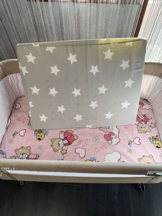 Бебешка кошара Lorelli MILANO 2 в 1 Beige