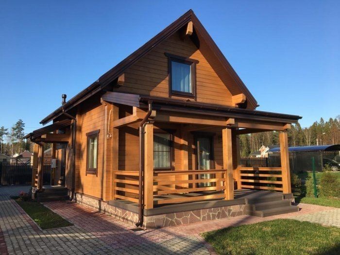 Case din lemn modulară , rustică