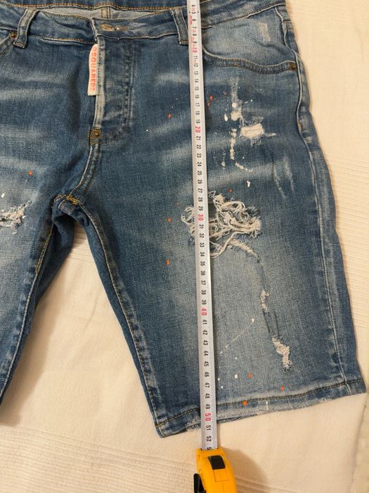 DSQUARED2 Skater дънкови бермуди/шорти, размер 54, Made in Italy