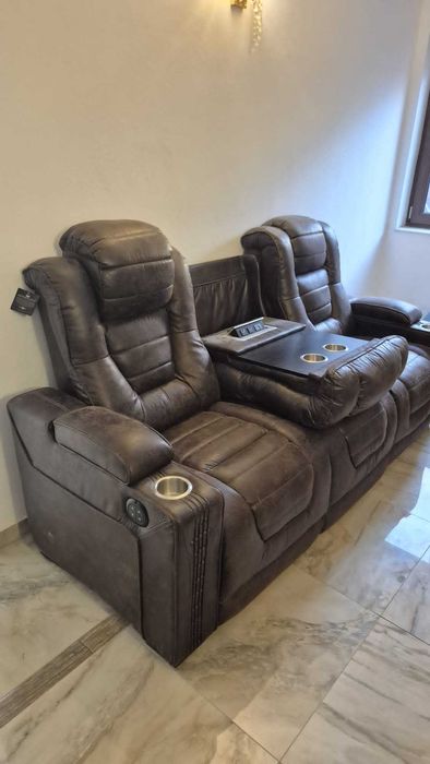 canapele din piele import SUA