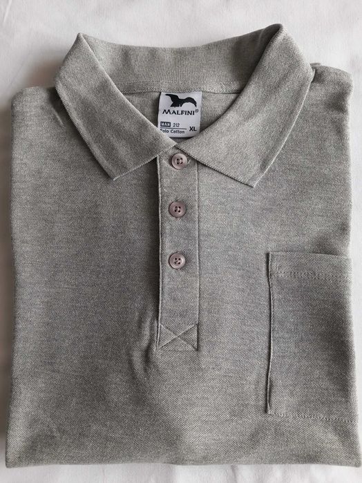 Мъжка тениска с яка MALFINI- НОВО