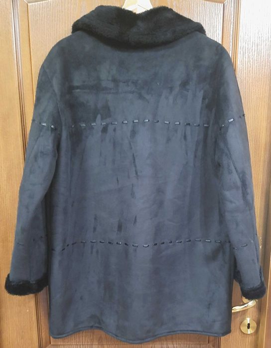 Vestă damă tip cojoc, fără glugă