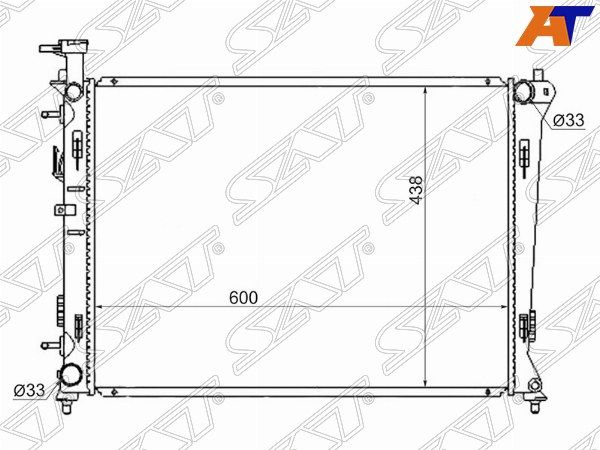 Радиатор Kia Cerato