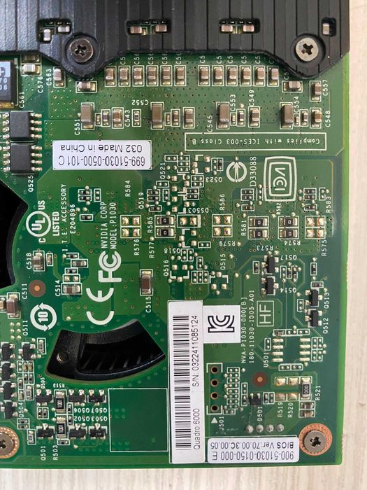 Placa Video Nvidia QUADRO 6000