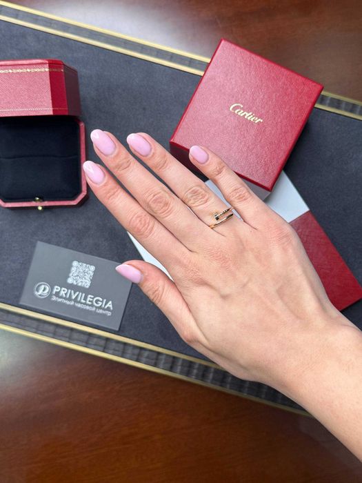 NEW Кольцо Cartier Juste un Clou Small Model r/g