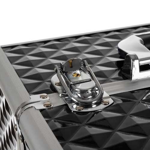 Козметичен куфар за гримове XL / Куфарче за гримове / Гримьорски куфар