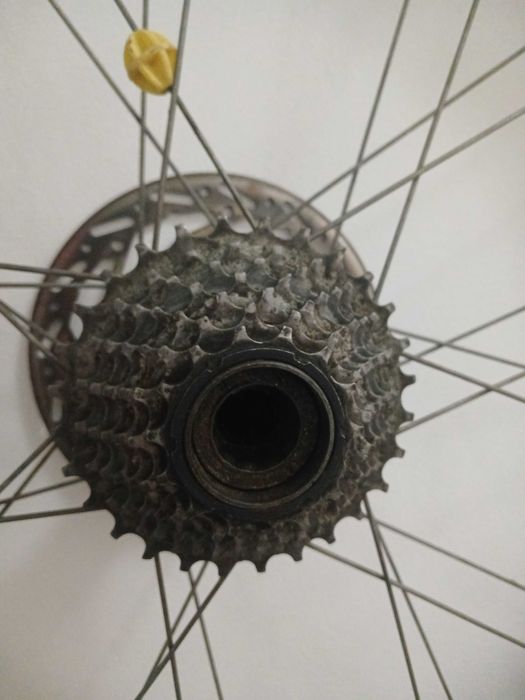 Roată Spate Bicicletă 26" MTB - Jantă DST Dual Spoke -