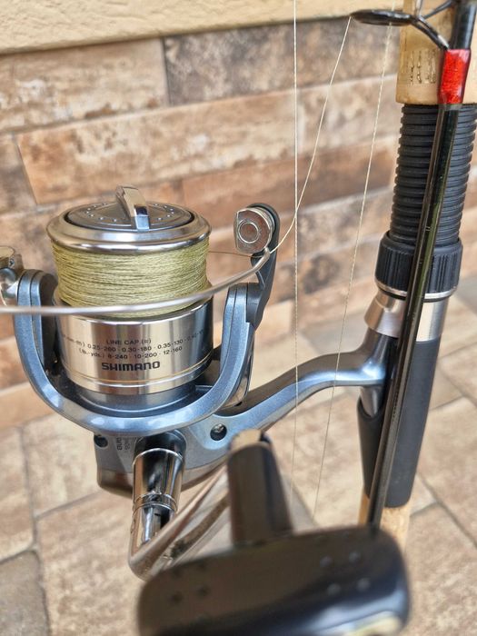 Lanseta spinning Shimano Catana+mulineta Shimano Nexave-de vanzare