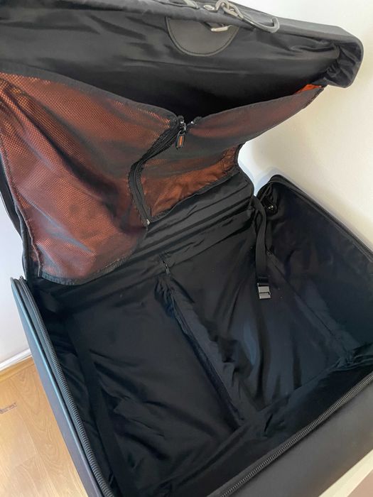 Valiza troler 4 roti SPINNER 360' Samsonite mare 55/45/25 negru FB