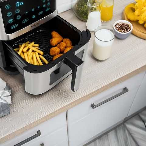 Фритюрник с горещ въздух Air Fryer Ruhhy 25512, 8л, 10 програми
