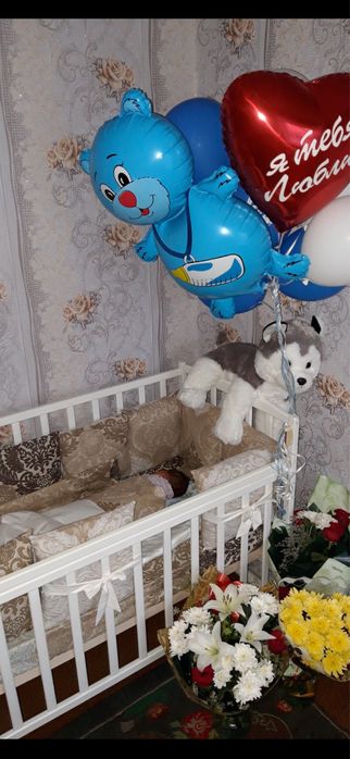 Продам детскую кровать с бортиками