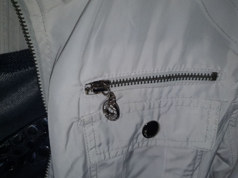 Geacă albă de vară pentru femei