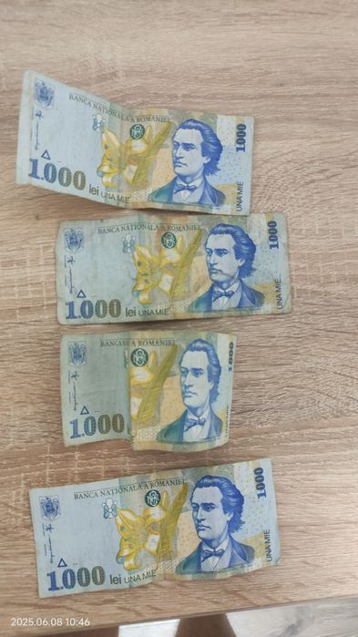 Bancnote 1000 lei Mihai Eminescu