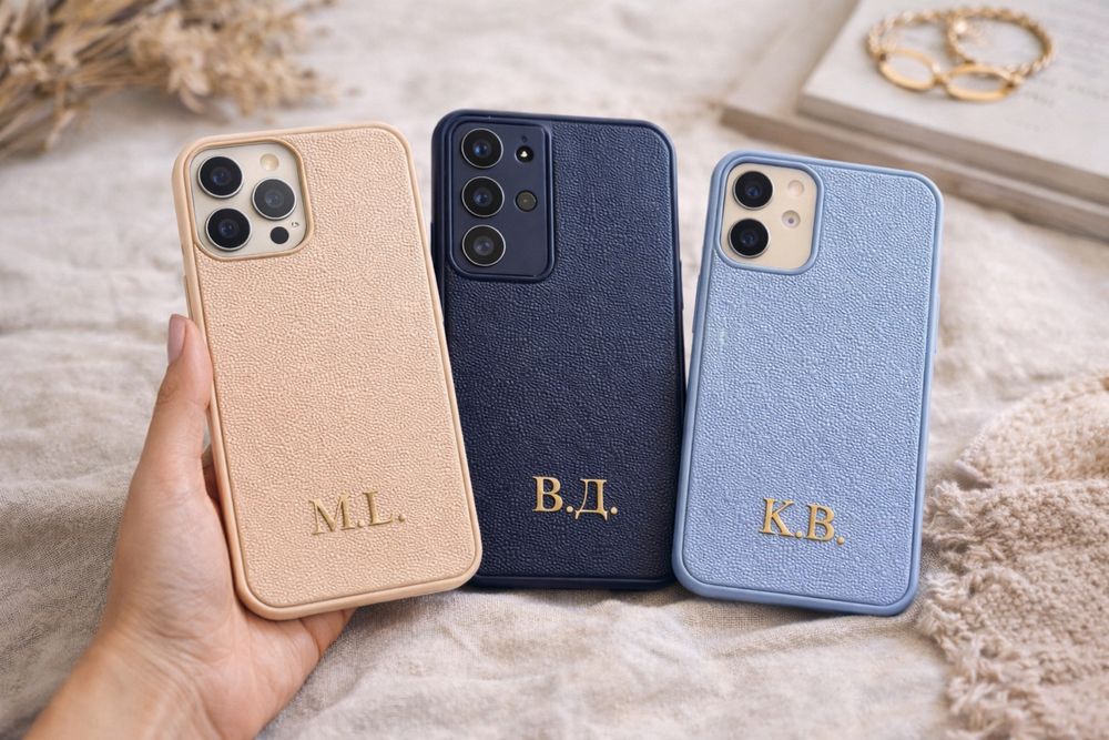 Луксозни персонализирани кейсове с вашето име или инициали