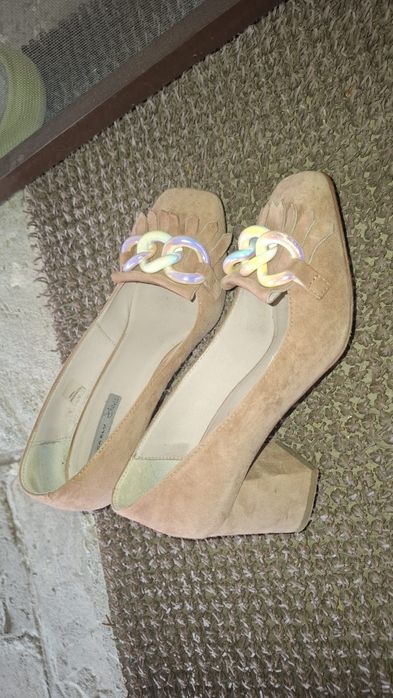 Pantofi piele întoarsă