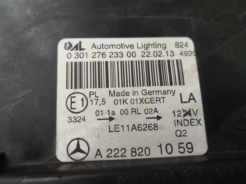 Фар Mercedes W222 S-Classa LED ляв/Фар Мерцедес W222 S-Classa FULL LED