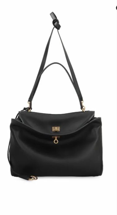 Чанта по модел на Balenciaga Rodeo естествена кожа