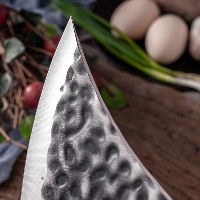 Сатър за месо и др. в комплект с кания ! FULL TANG !