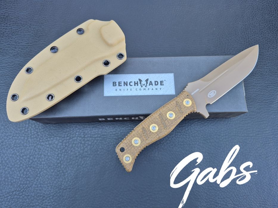 Нож Benchmade Fixed Adamas 375FE-1,Sibert  Design,CPM CruWear ,фултанг