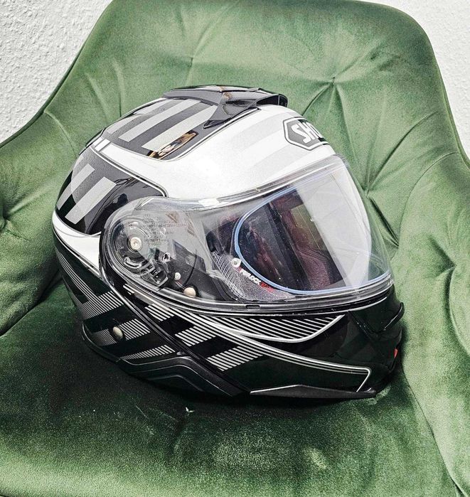 Casca Moto Flip Up Shoei Neotec 2 Splicer Black - M - Ochelari