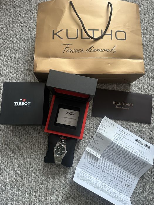 Tissot prx barbati verde