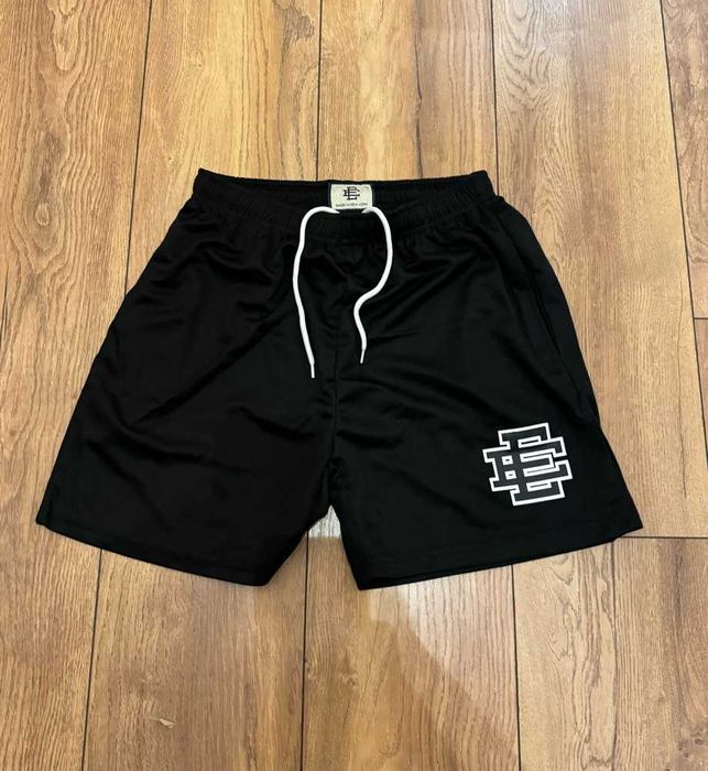 Eric Emanuel Black/White Logo Shorts