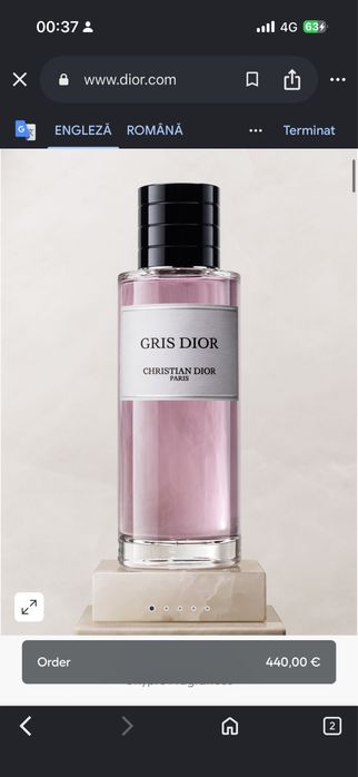 Prafum Gris Dior 250 ml