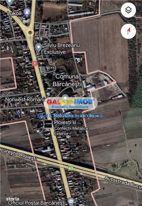 Vanzare teren 3000 mp, Barcanesti, DN1, stradal