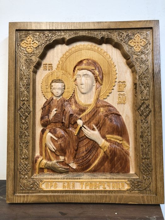 Машинни дърворезби, икона Свети Георги Победоносец