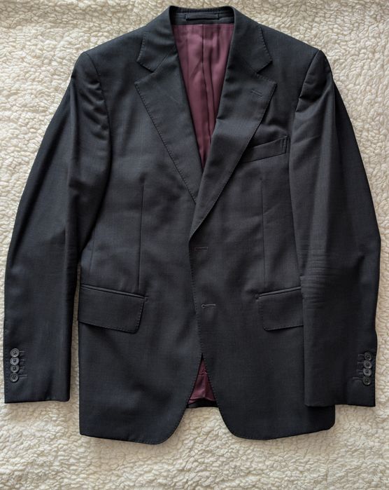Sacou negru Massimo Dutti mărime M/L/48