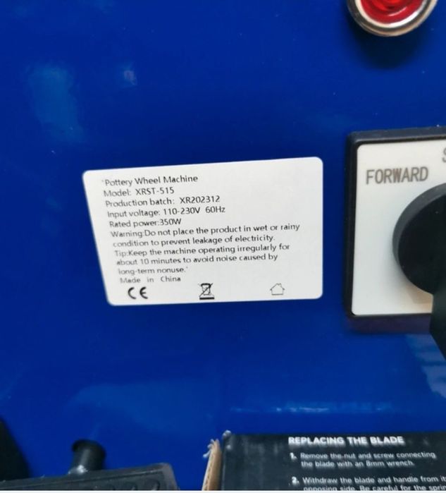 Roata electrica de olărit