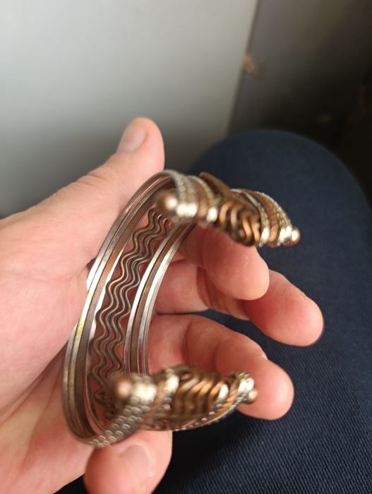 Редкий медный браслет