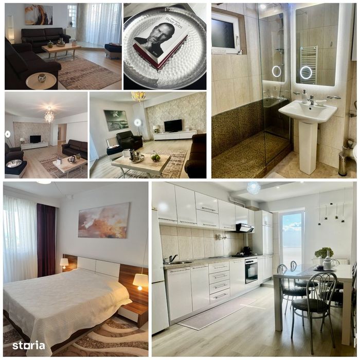 3 camere Calea Bucuresti, mobilat/ centrala/ finisaje moderne !