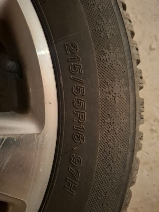 Джанти със зимни гуми VW 5x112 - 215/55/16