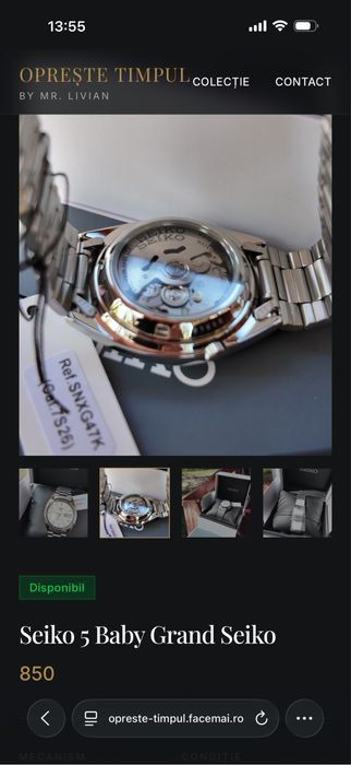 Seiko 5 Baby Grand Seiko Automatic