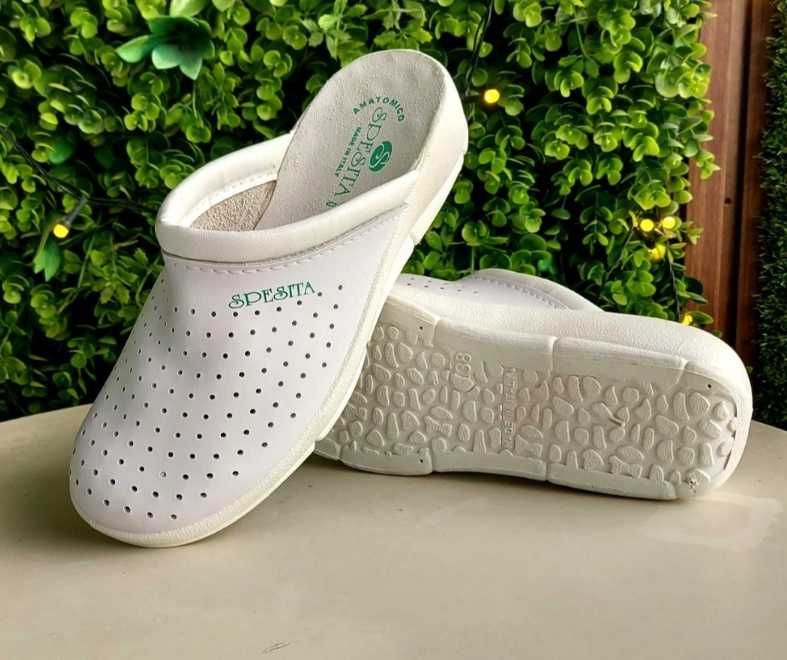 Дамски чехли. Естествена кожа. Анатомични