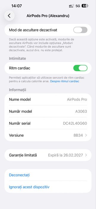 Casti airpods pro 4 noi cu garantie