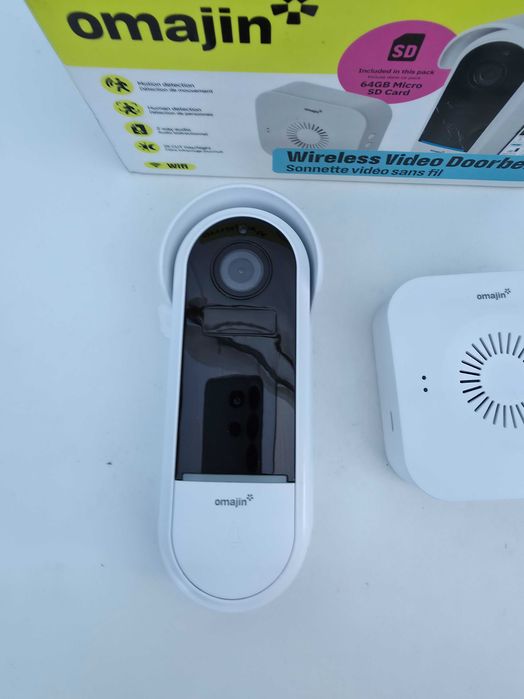 Sonerie Inteligenta / Camera / Interfon Omajin by Netatmo OVD-01-EU, Wireless, 5MP, Alb