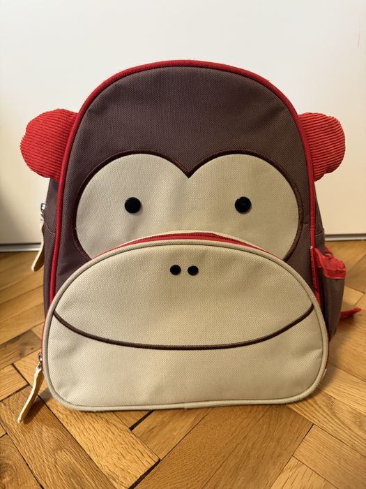 Skip Hop Детска раница Zoo голяма и мини маймунката Маршал